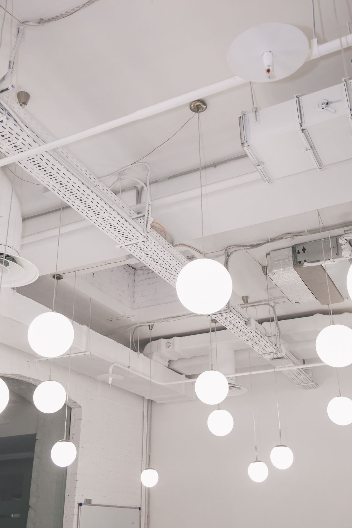 Office renovation Dubai electrical ceiling lighting