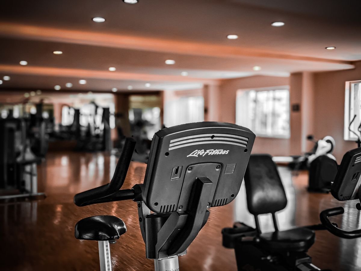 Gym interior fitness equipment fitout Dubai