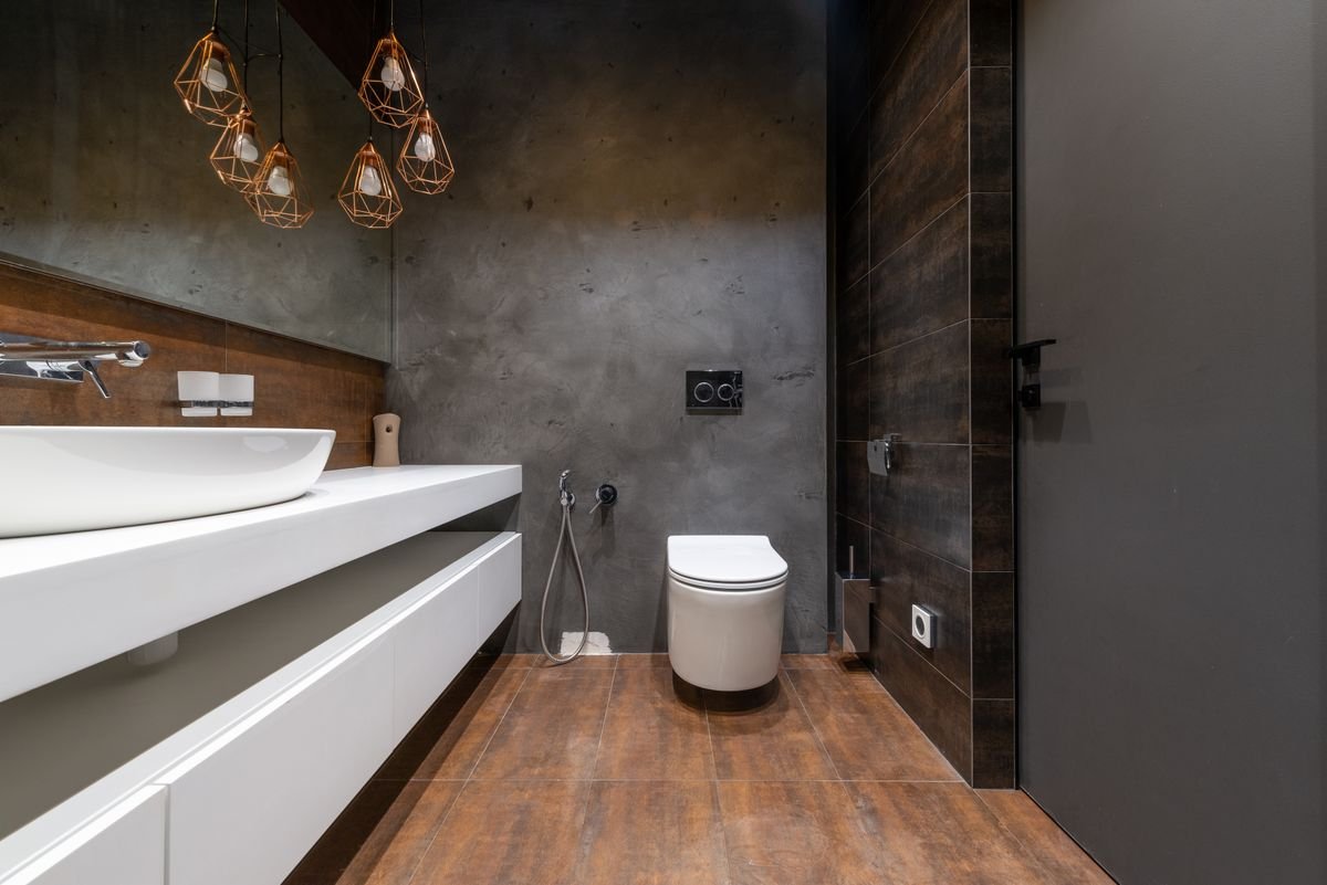 Salon spa washroom fitout Dubai