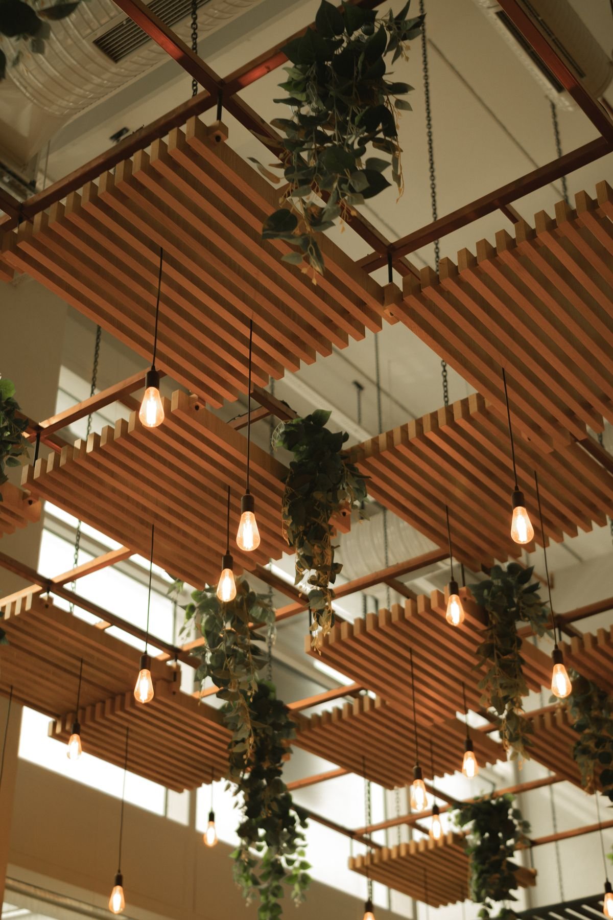 Modern ceiling design with recessed lighting
