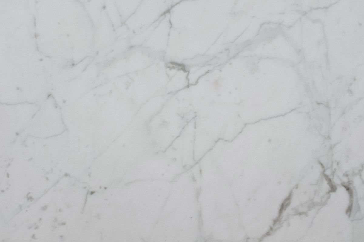 Light grey marble surface with fine natural veining