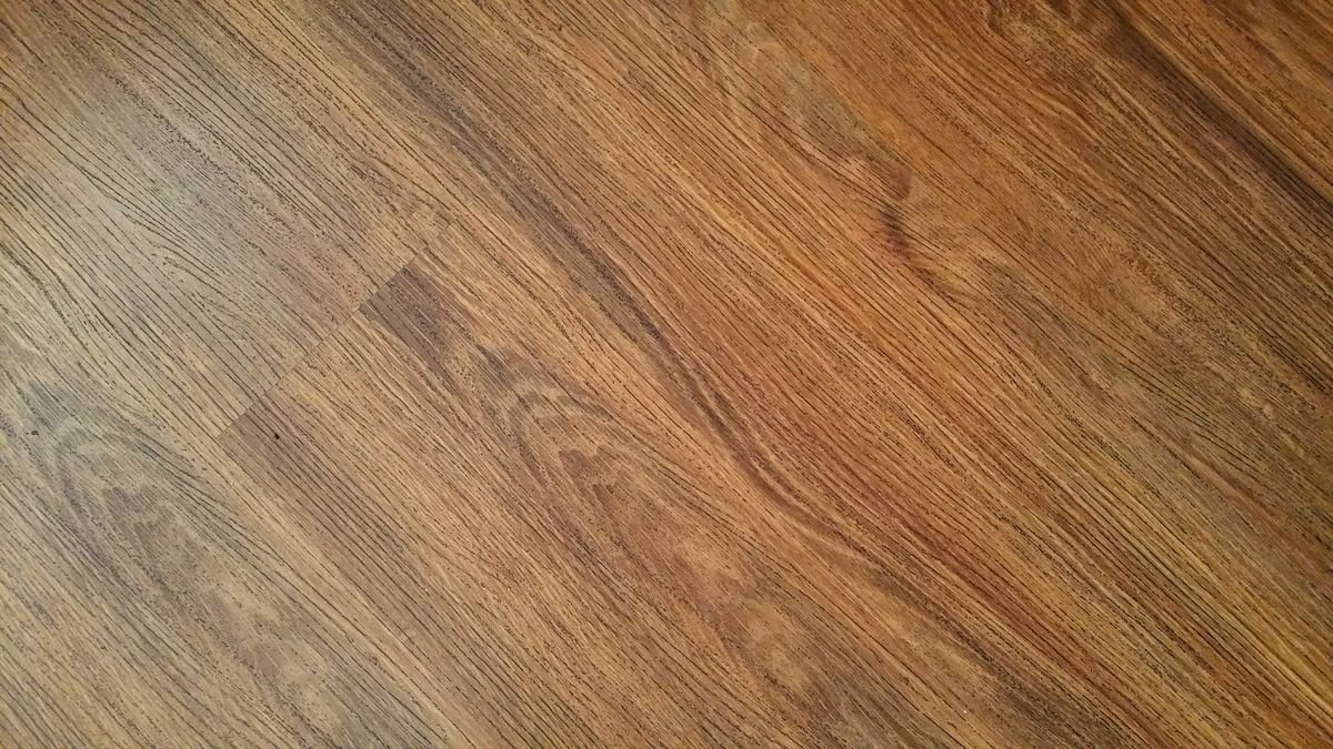 Close-up of rustic wooden flooring with visible grain